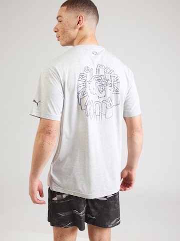 Tricou funcțional de la PUMA pe gri: față