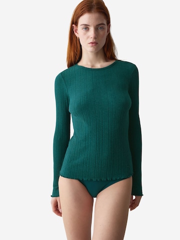 TRIUMPH Shirt ' Red Label Versatile Rib ' in Green: front