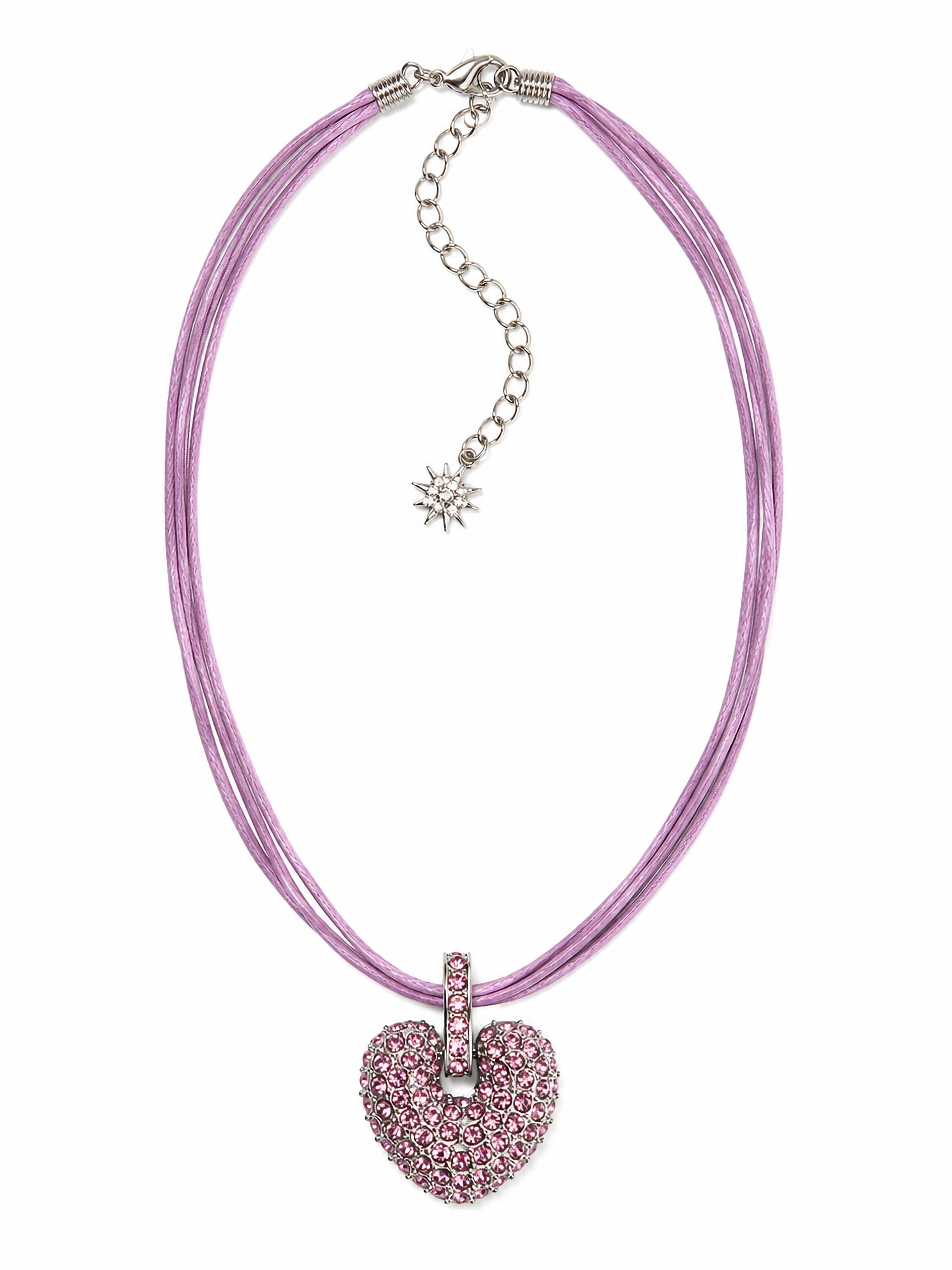 Allgäu Rebell Necklace 'Roxana' in Purple