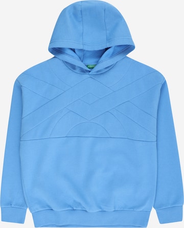 UNITED COLORS OF BENETTON Sweatshirt in Blauw: voorkant