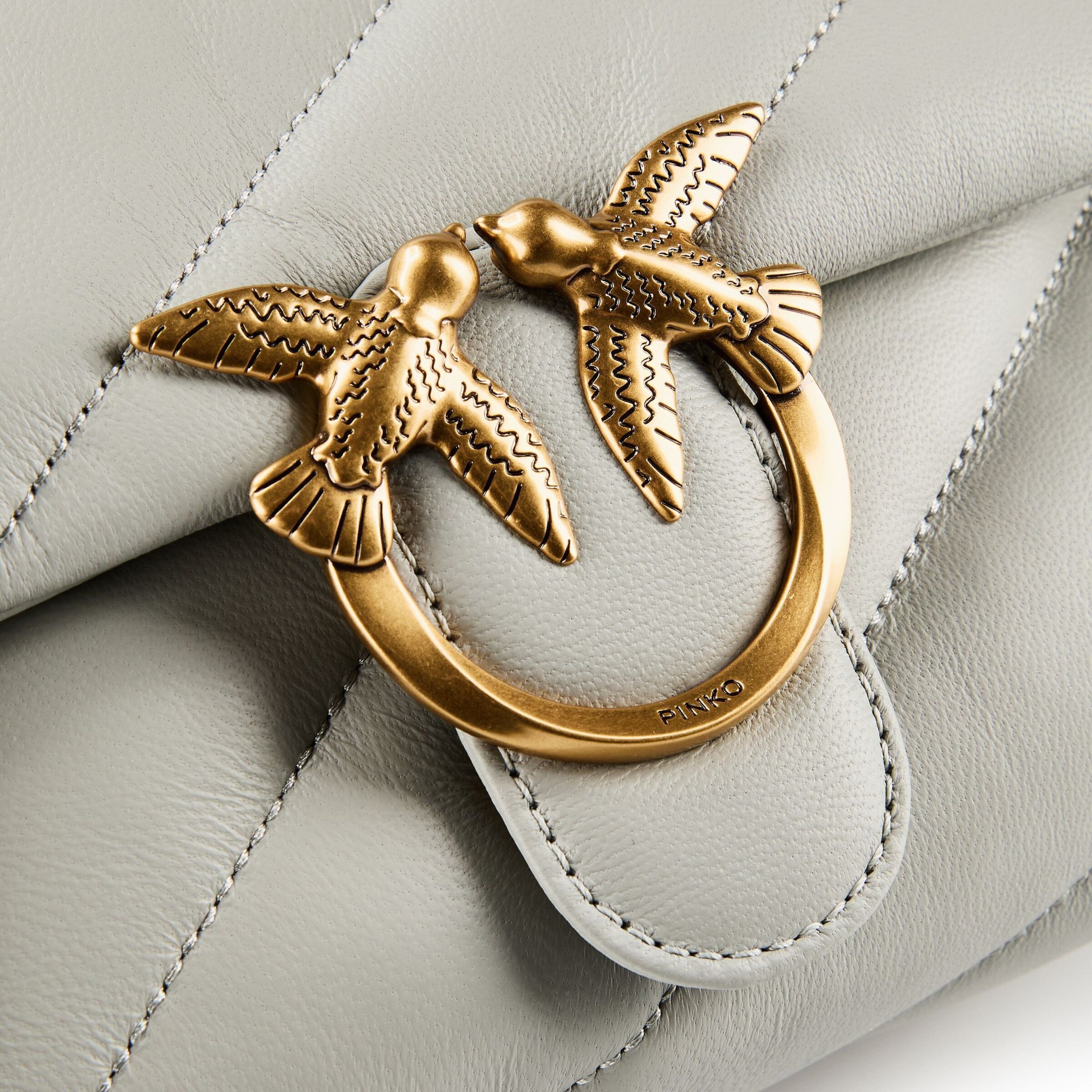 Sac à bandoulière 'Love' PINKO en gris