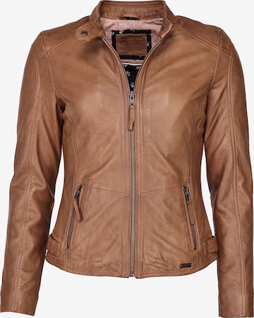 MUSTANG Between-Season Jacket 'Jeannette' in Brown: front