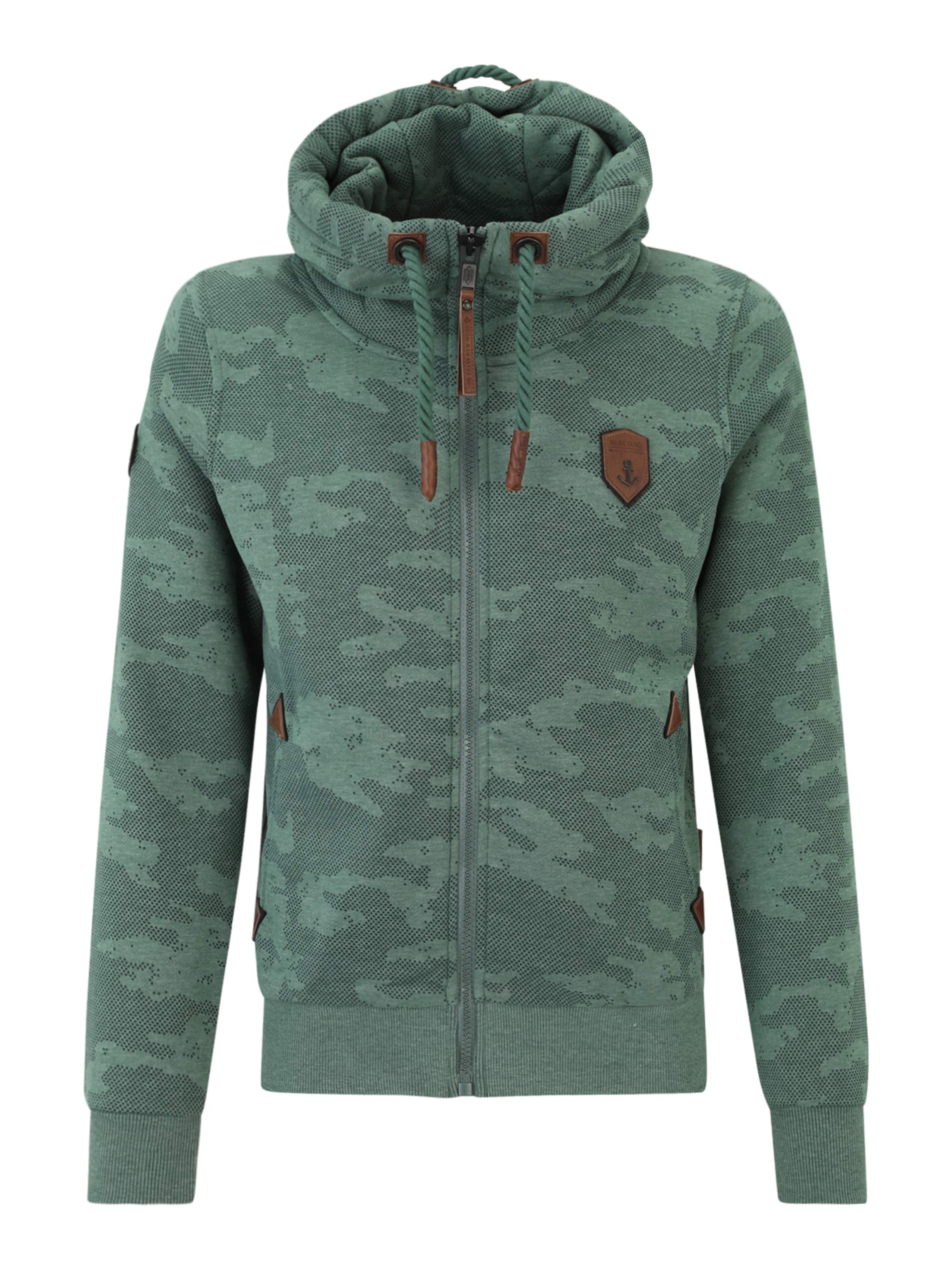 barna / antracit / pasztellzöld naketano Tréning dzseki, Termék nézet