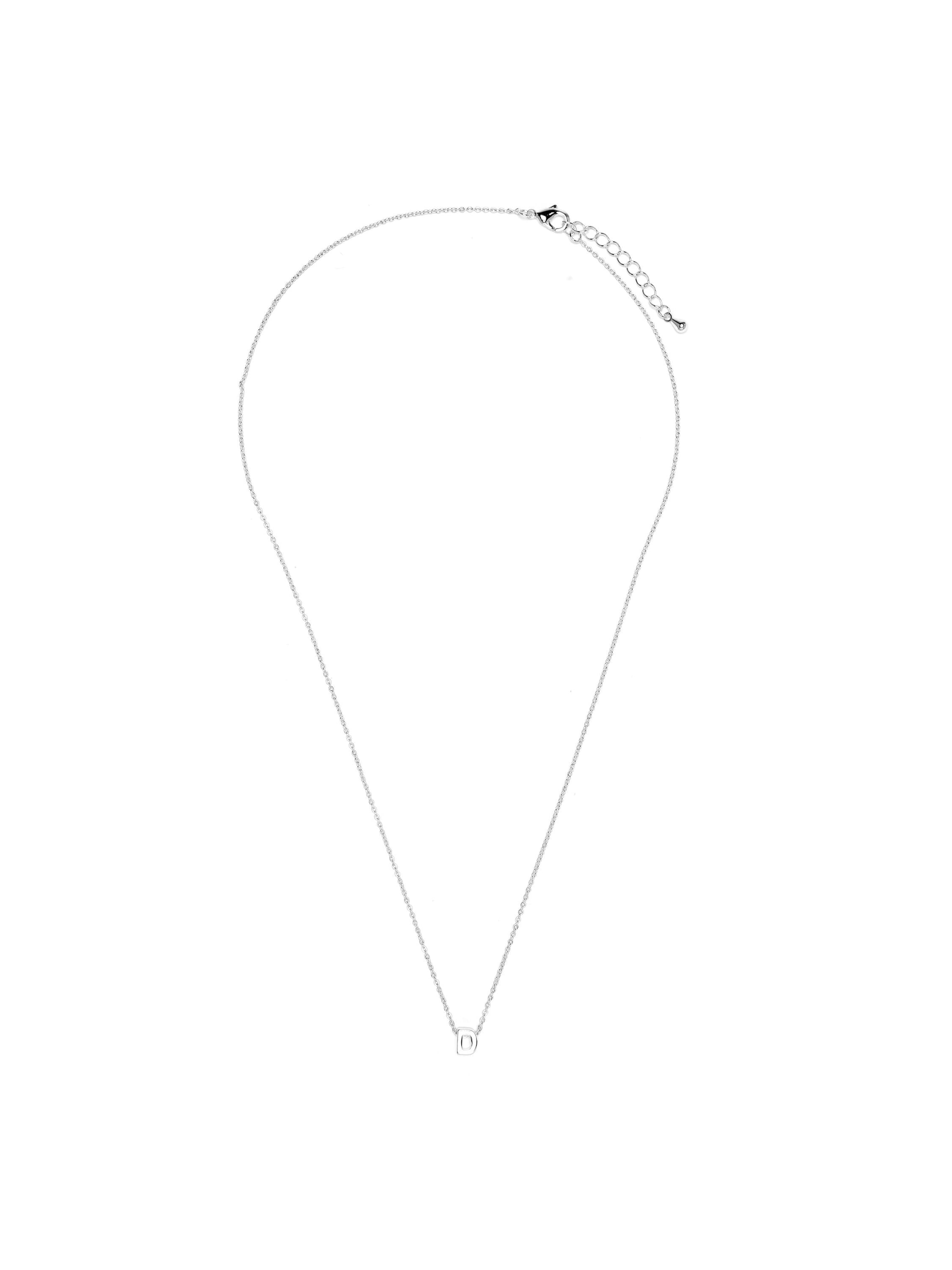 Luxenter Kæde 'Alphabet D' i sølv