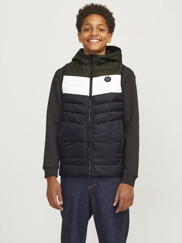 Jack & Jones Junior Weste 'JJESprint' in Schwarz: Vorderseite