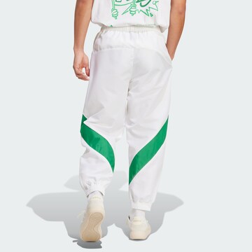ADIDAS SPORTSWEAR Tapered Sports trousers 'Stadium' in White