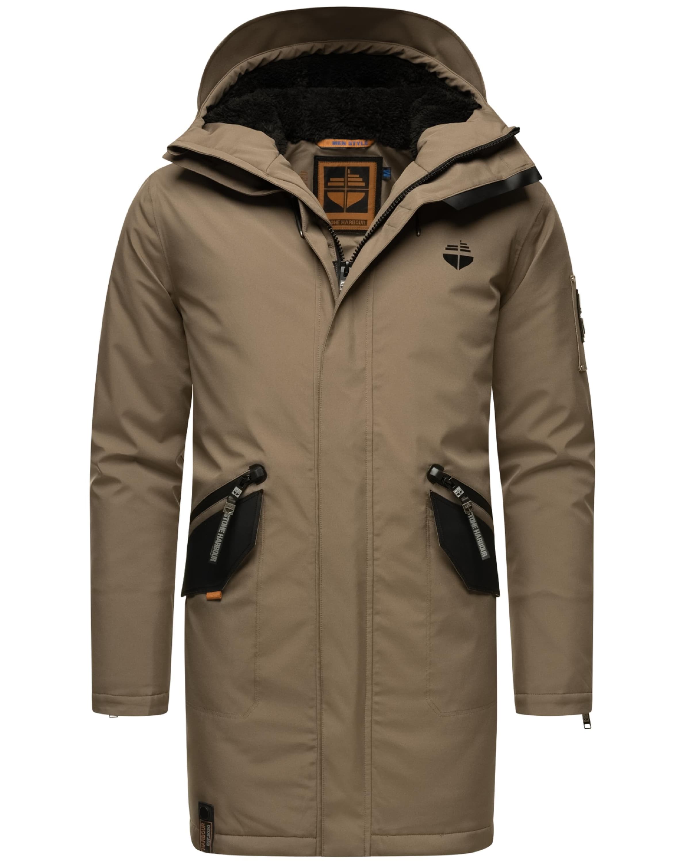 STONE HARBOUR Zimná parka 'Ragaan' - Hnedá