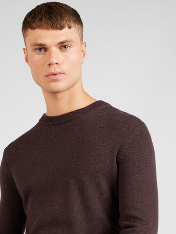 JACK & JONES Sweater in Brown