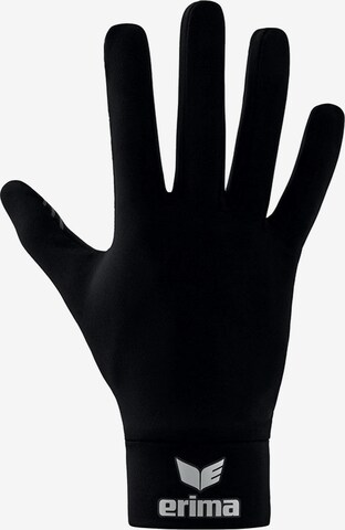 ERIMA Athletic Gloves in Black: front
