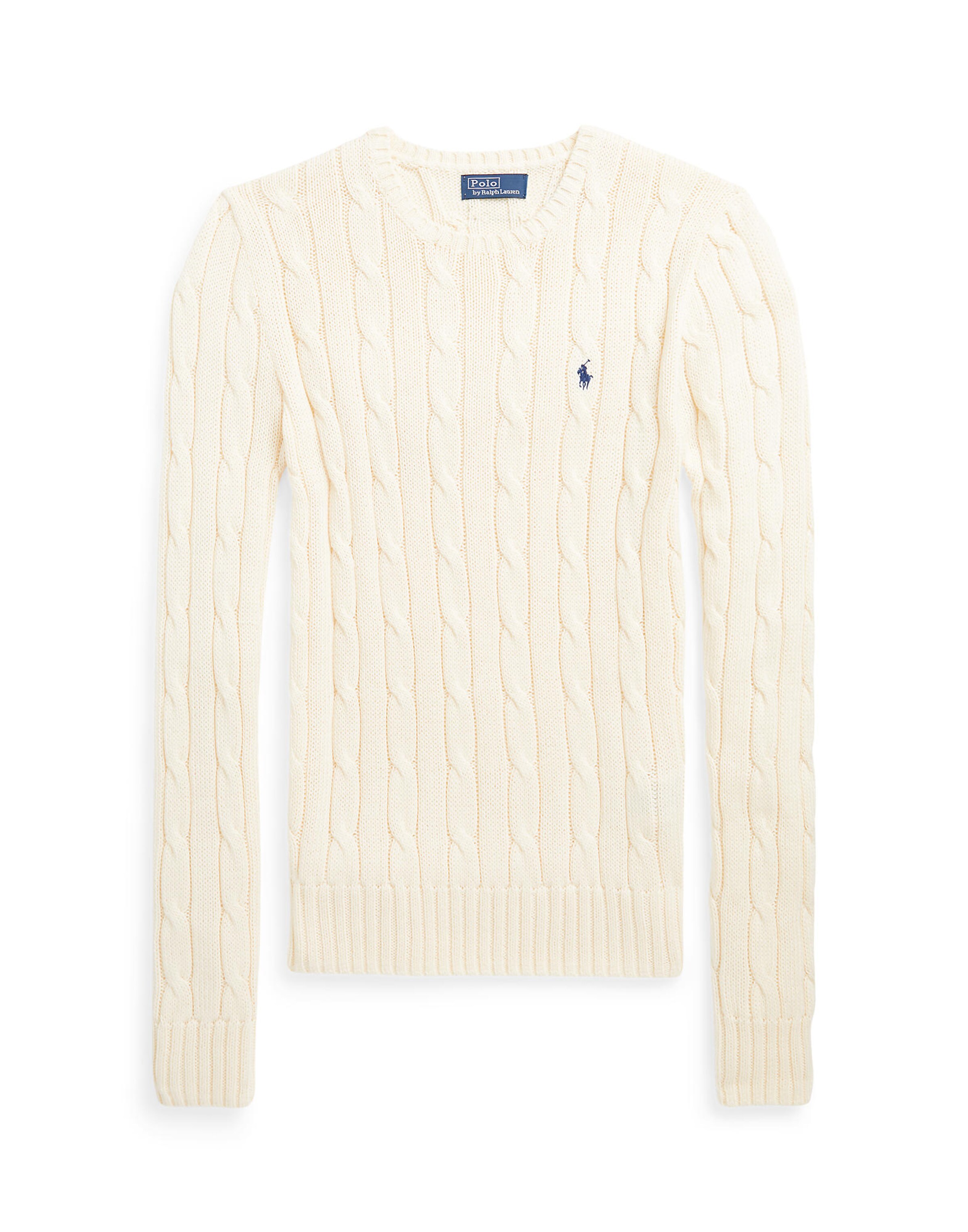 Polo Ralph Lauren Пуловер в бяло: отпред