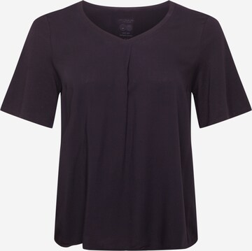 Tom Tailor Women + Shirt in Zwart: voorkant