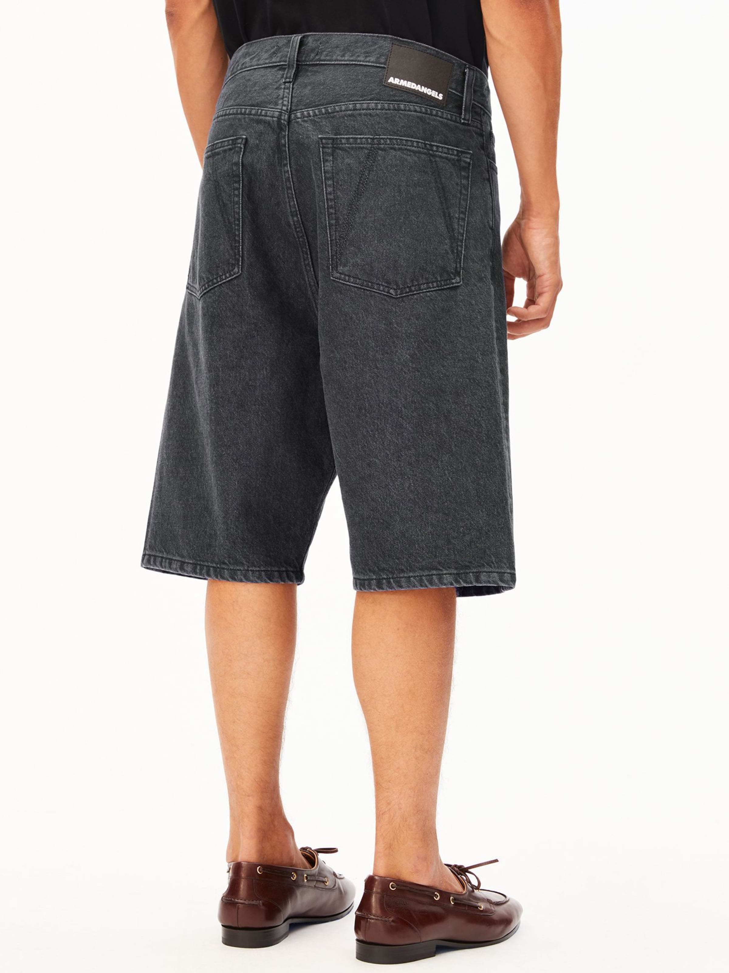 ARMEDANGELS Loose fit Pants in Black: front