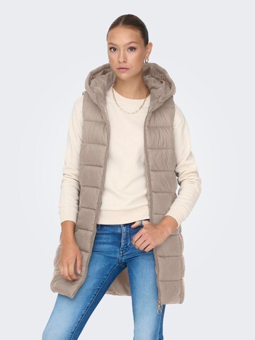 Gilet 'JDYZULU' JDY en beige : devant