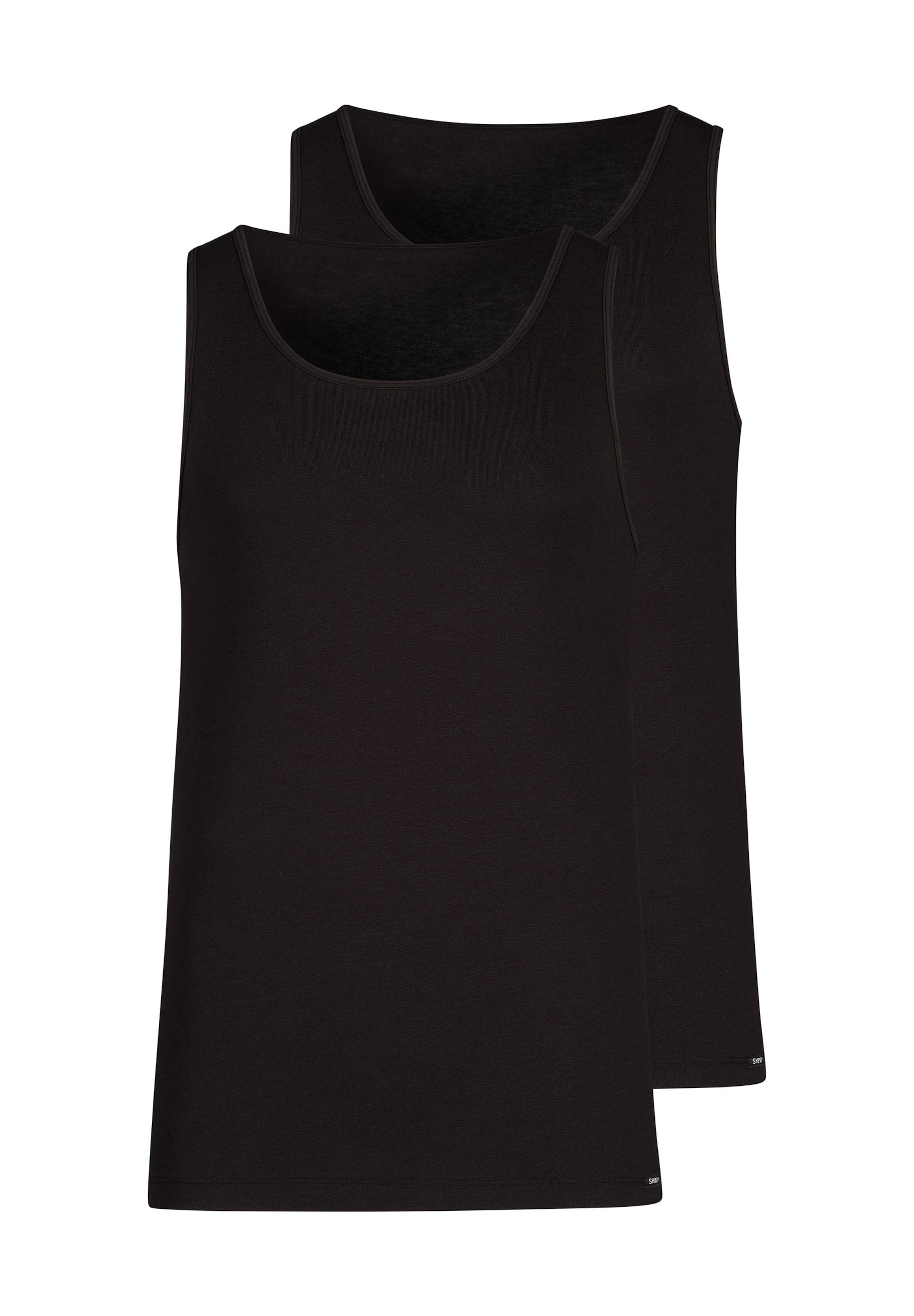 Skiny Undershirt in Black: front