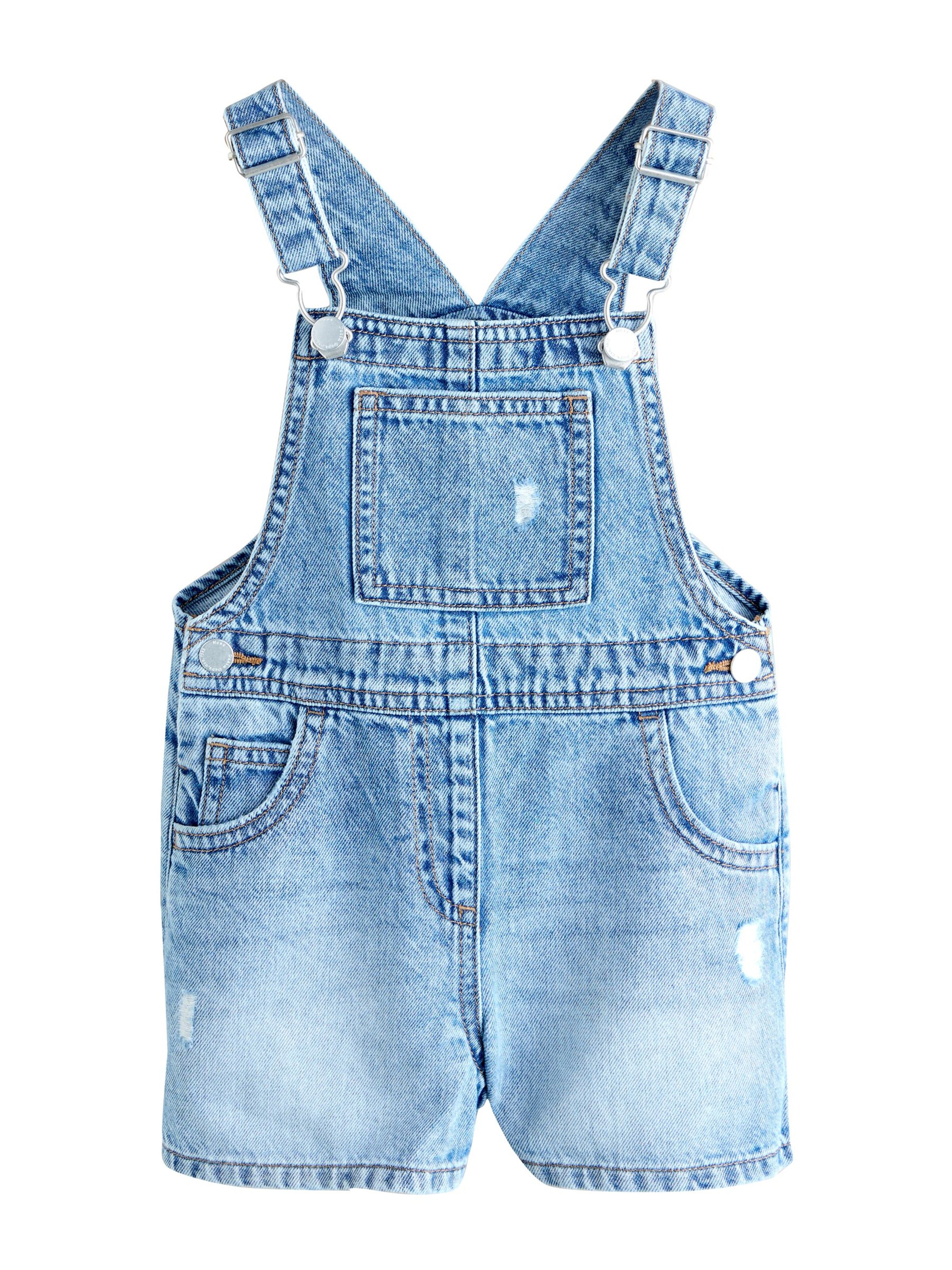 Next Regular Tuinbroek in Blauw: voorkant