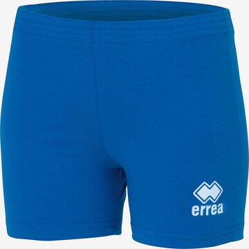 Errea Skinny Workout Pants in Blue: front