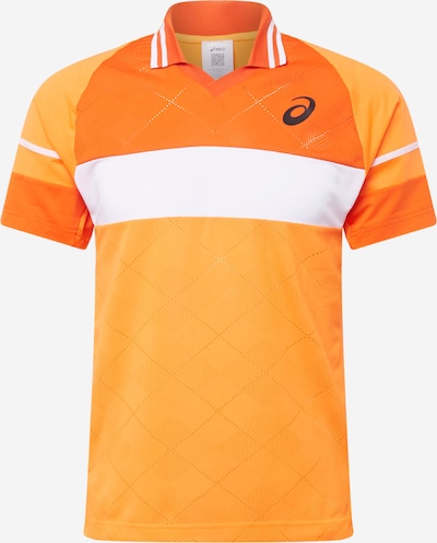 ASICS Functioneel shirt 'MATCH' in de kleur Oranje / Donkeroranje / Zwart / Wit, Productweergave