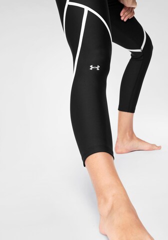 UNDER ARMOUR Skinny Sporthose in Schwarz