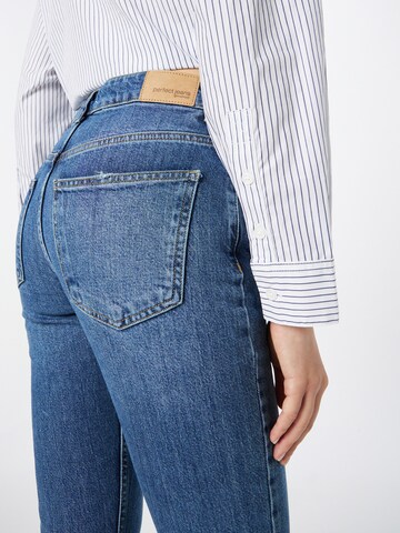 Gina Tricot Flared Jeans i blå