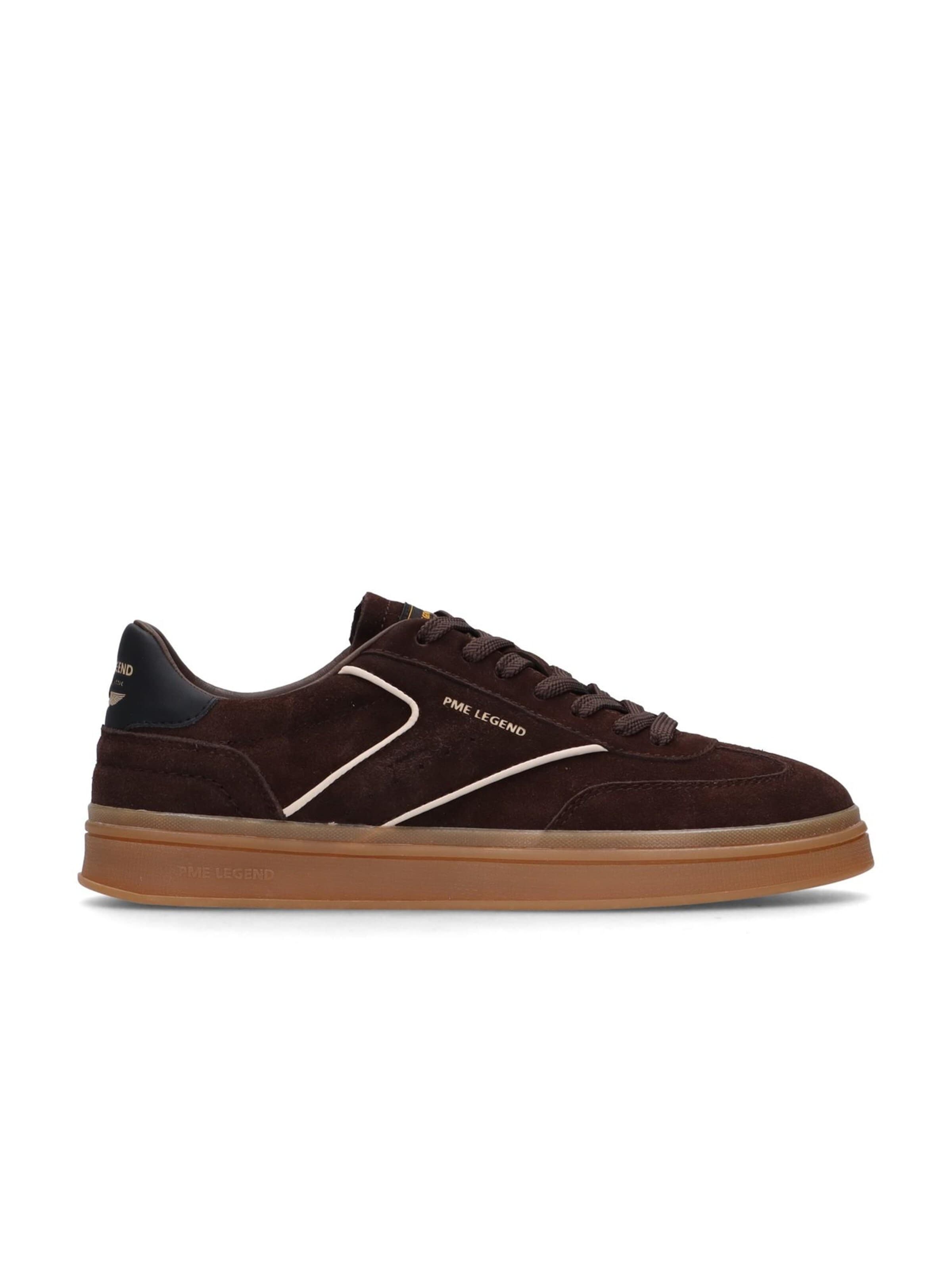 PME Legend Låg sneaker 'Hauler sneaker in suede' i brun: framsida