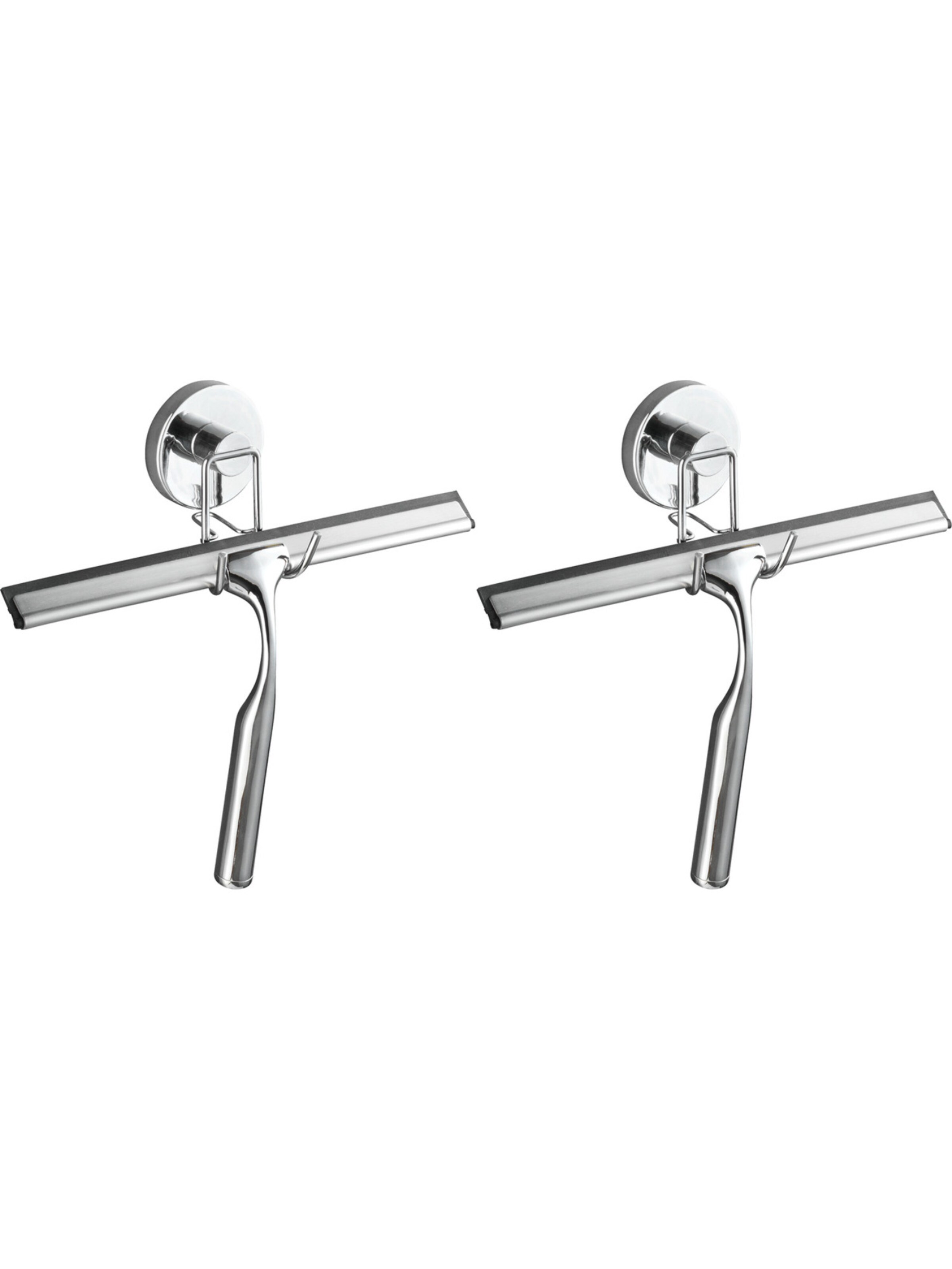 Wenko Shower Accessories in Silver: front