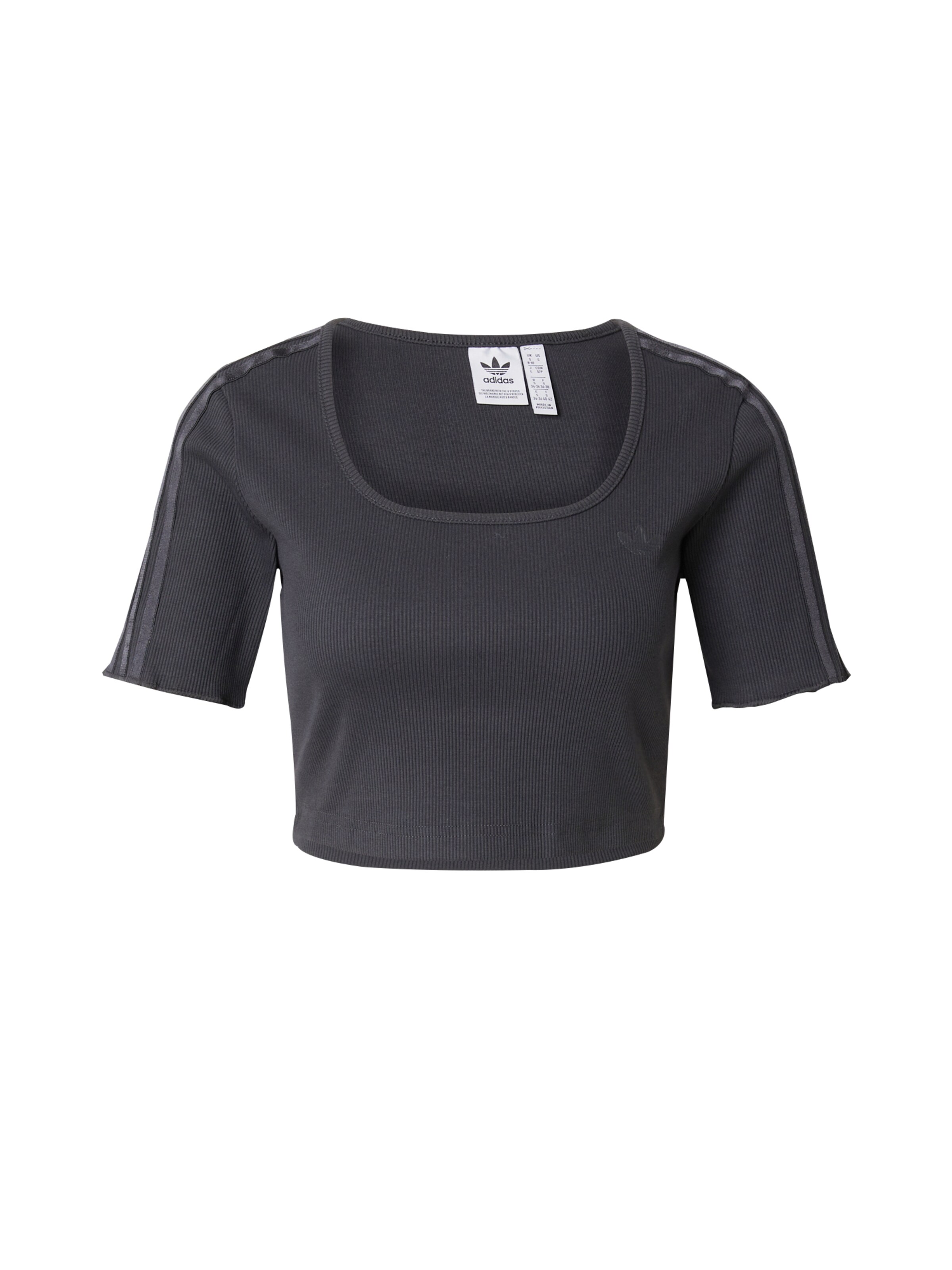 pelēks ADIDAS ORIGINALS T-Krekls: no priekšpuses