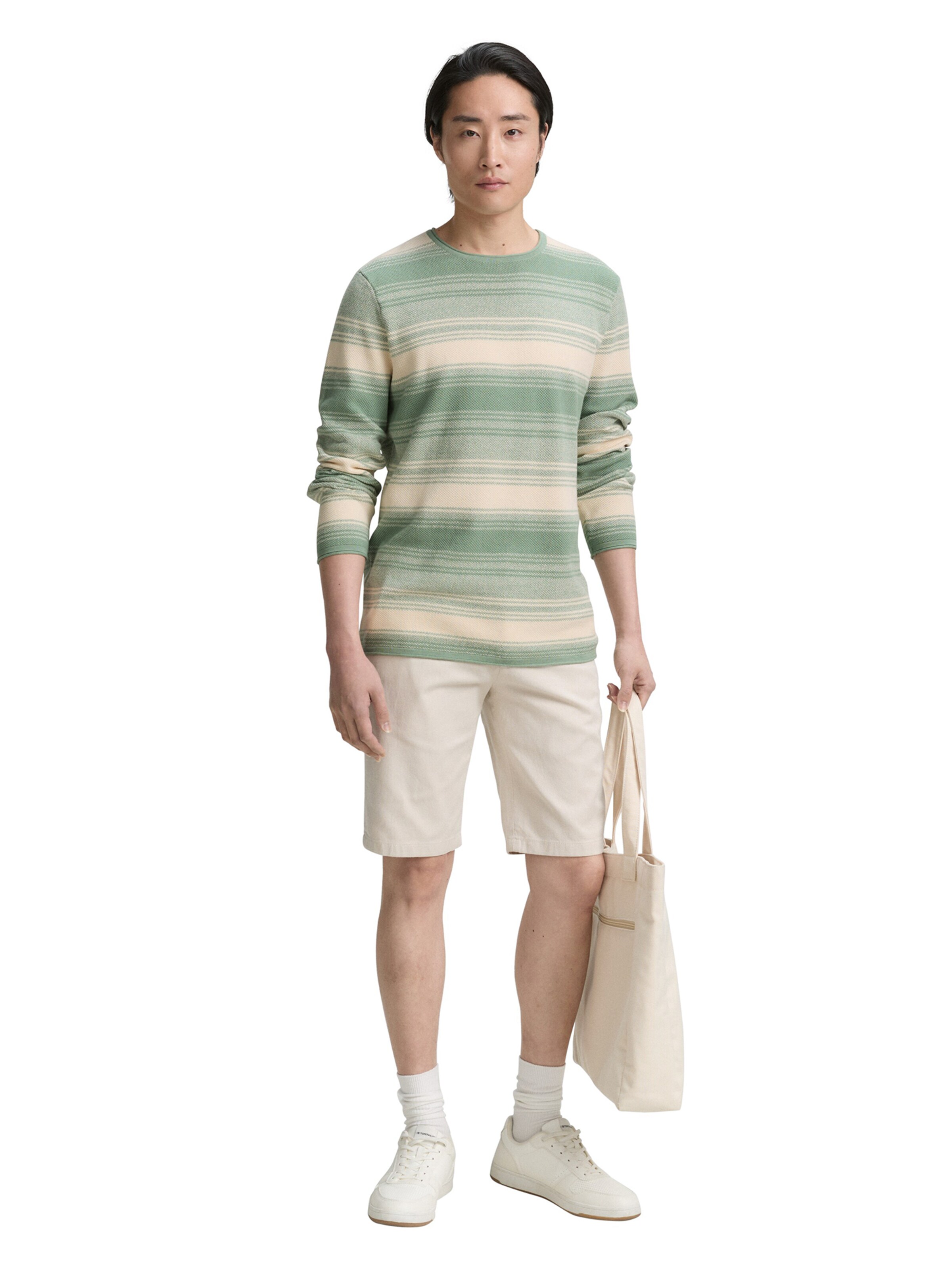 TOM TAILOR Pullover in Grün