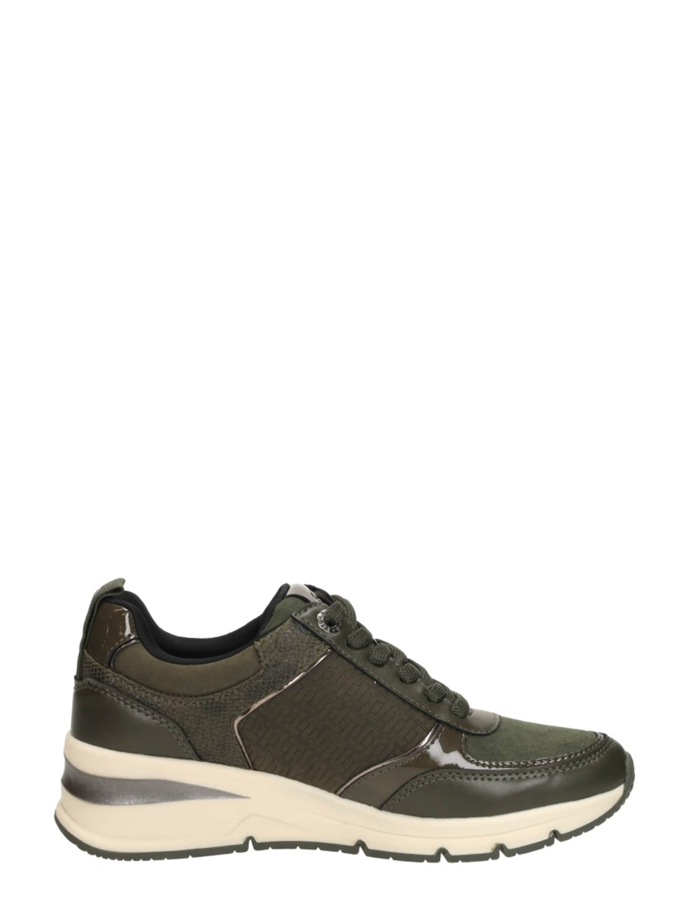 Baskets basses 'Laag' Tamaris en vert