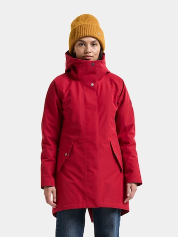 Didriksons Winterparka 'Alana' in Rood: voorkant