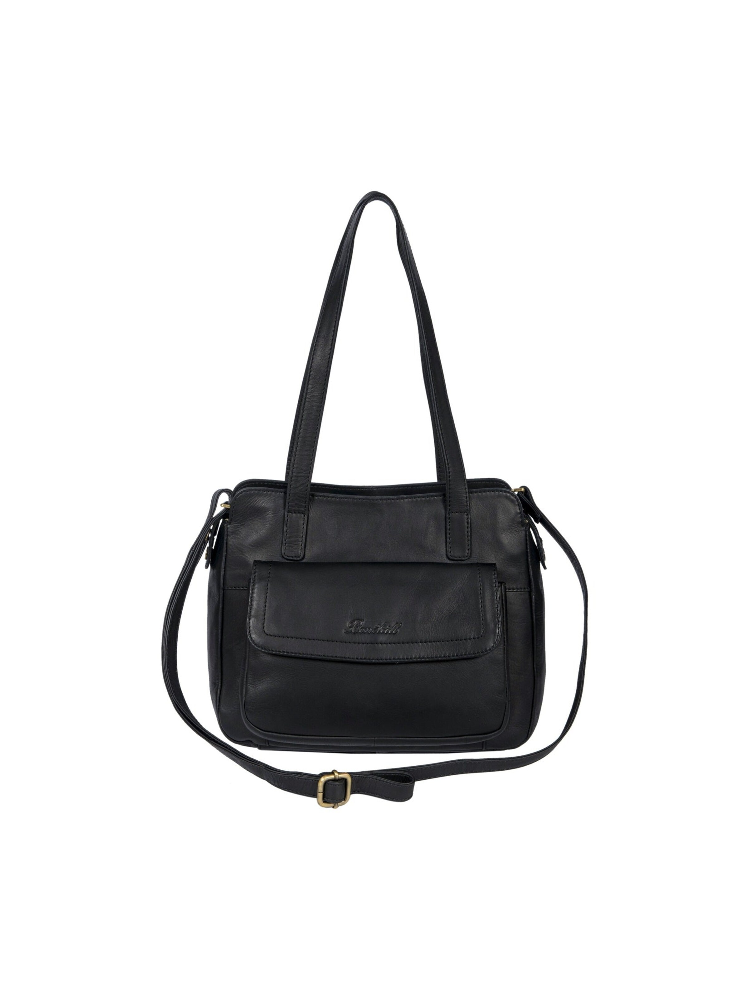 Benthill Handbag in Black: front