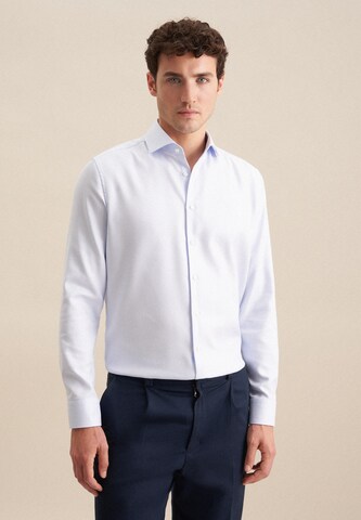 Coupe regular Chemise business SEIDENSTICKER en bleu : devant