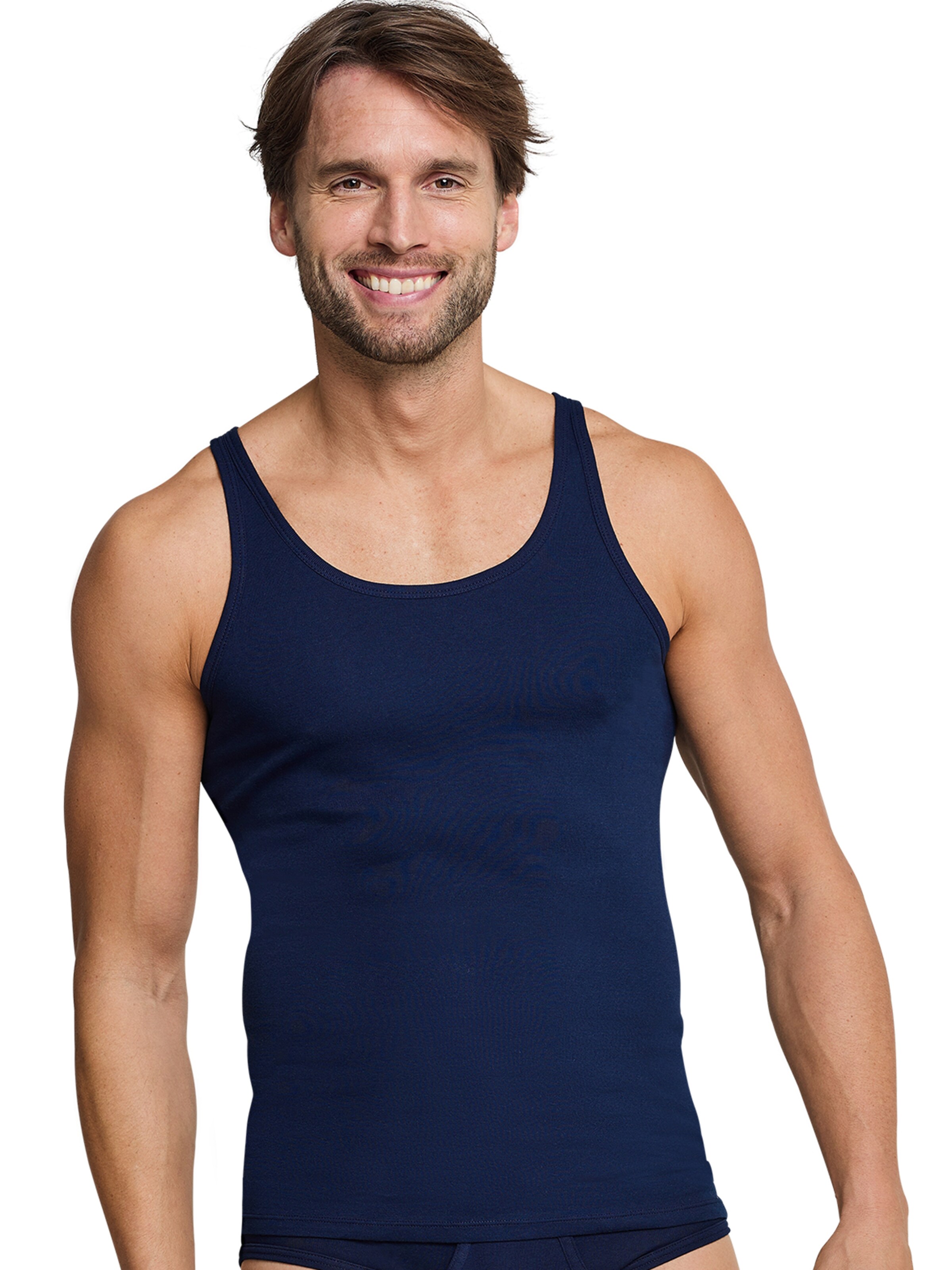 SCHIESSER - Camiseta térmica ' Classics ' en azul