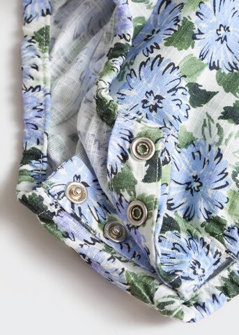 MANGO KIDS Dupačky/body 'Hortensi' – modrá