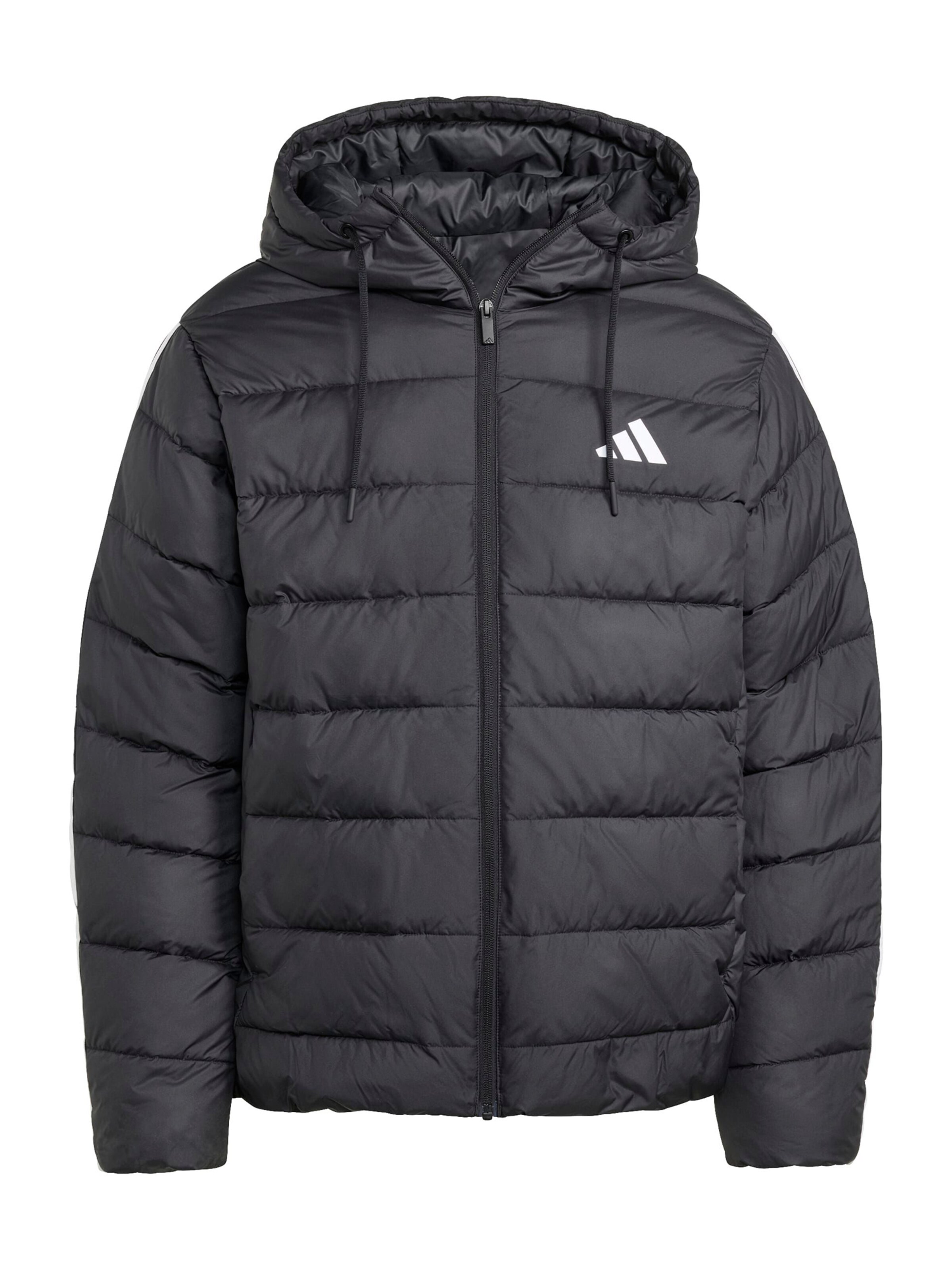 Veste de sport 'ESS' ADIDAS SPORTSWEAR en noir : devant