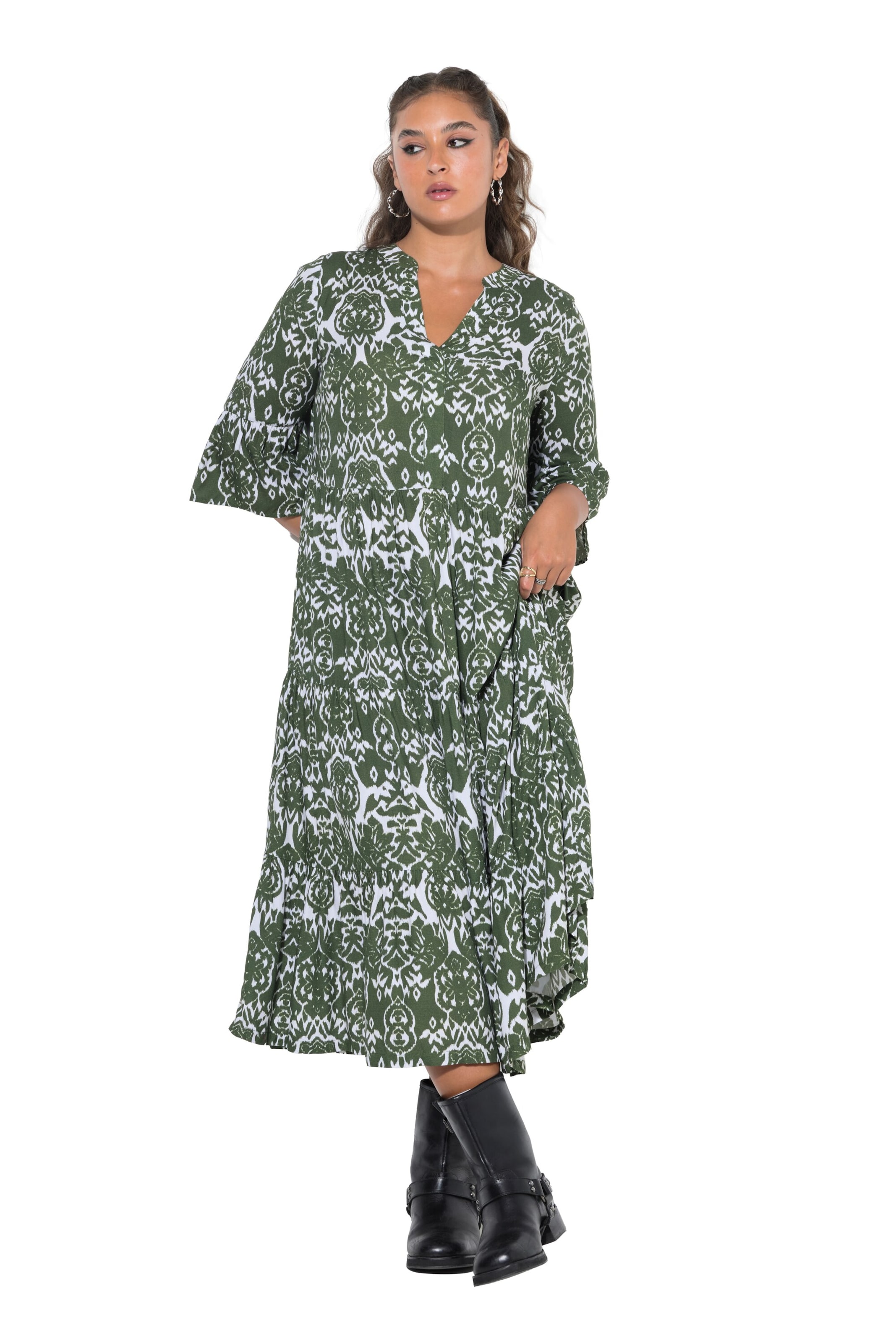 Studio Untold Kleid in Grün: Vorderseite