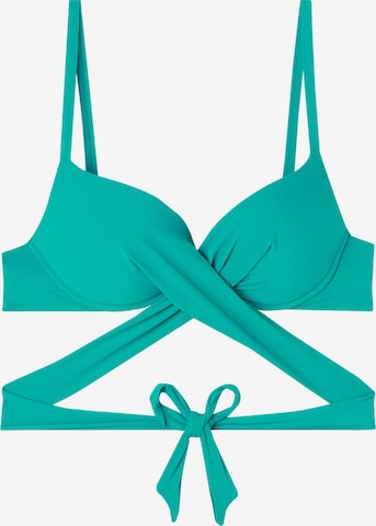 CALZEDONIA Bralette Bikini Top 'INDONESIA' in Green: front