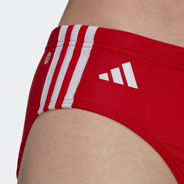 ADIDAS PERFORMANCE Athletic Swim Trunks 'Classic' in Red