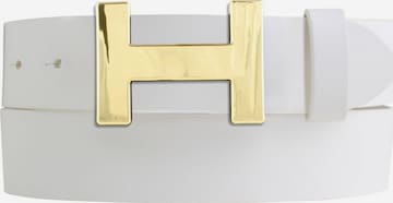 BELTINGER Belt 'Henry' in White: front