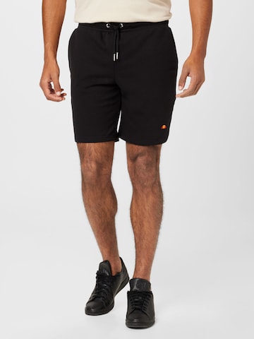 ELLESSE - regular Pantalón 'Pedone' en negro: frente