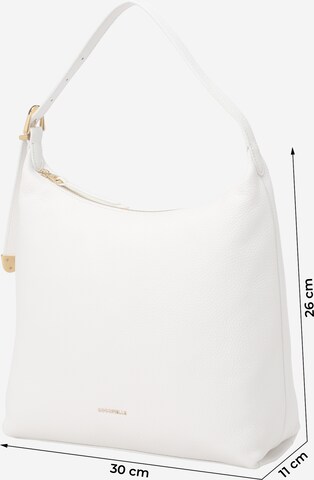 Coccinelle Ročna torbica 'GLEEN' | bela barva