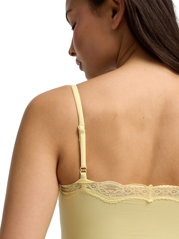 cfab Body 'Bodysuit String mit Lace' in Geel