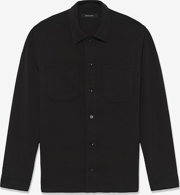 Matinique Regular fit Overhemd 'Pelton' in Zwart: voorkant
