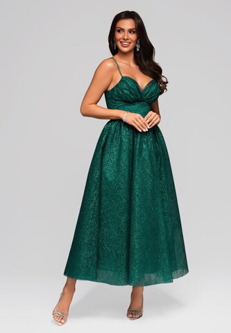 Ombre Evening dress in Green