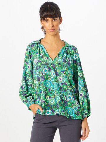 Traffic People Blouse 'Corrine' in Green: front