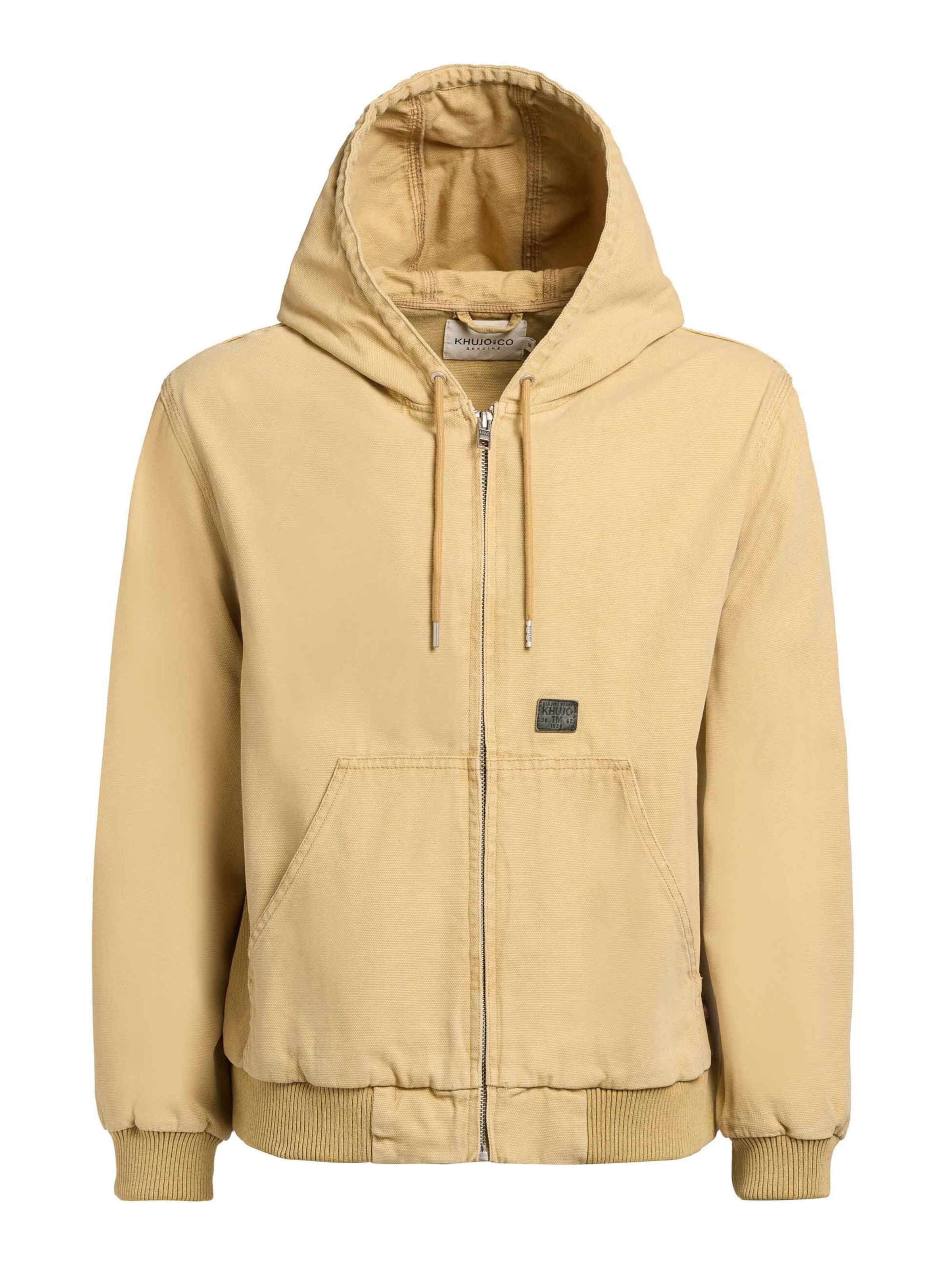 khujo Between-Season Jacket 'Rhiis' in Beige: front