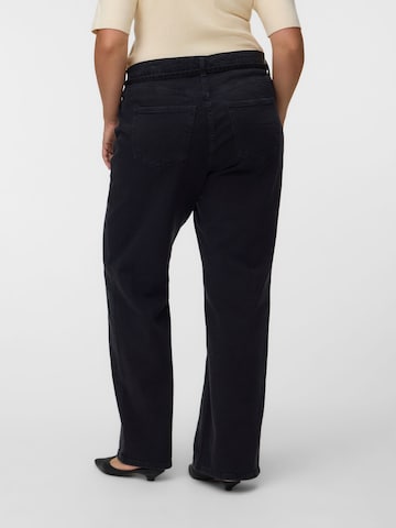 Vero Moda Curve - Pierna ancha Vaquero 'VMCTessa' en negro