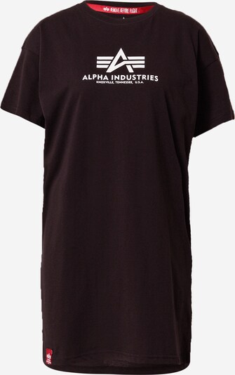 ALPHA INDUSTRIES T-shirt en noir / blanc, Vue avec produit