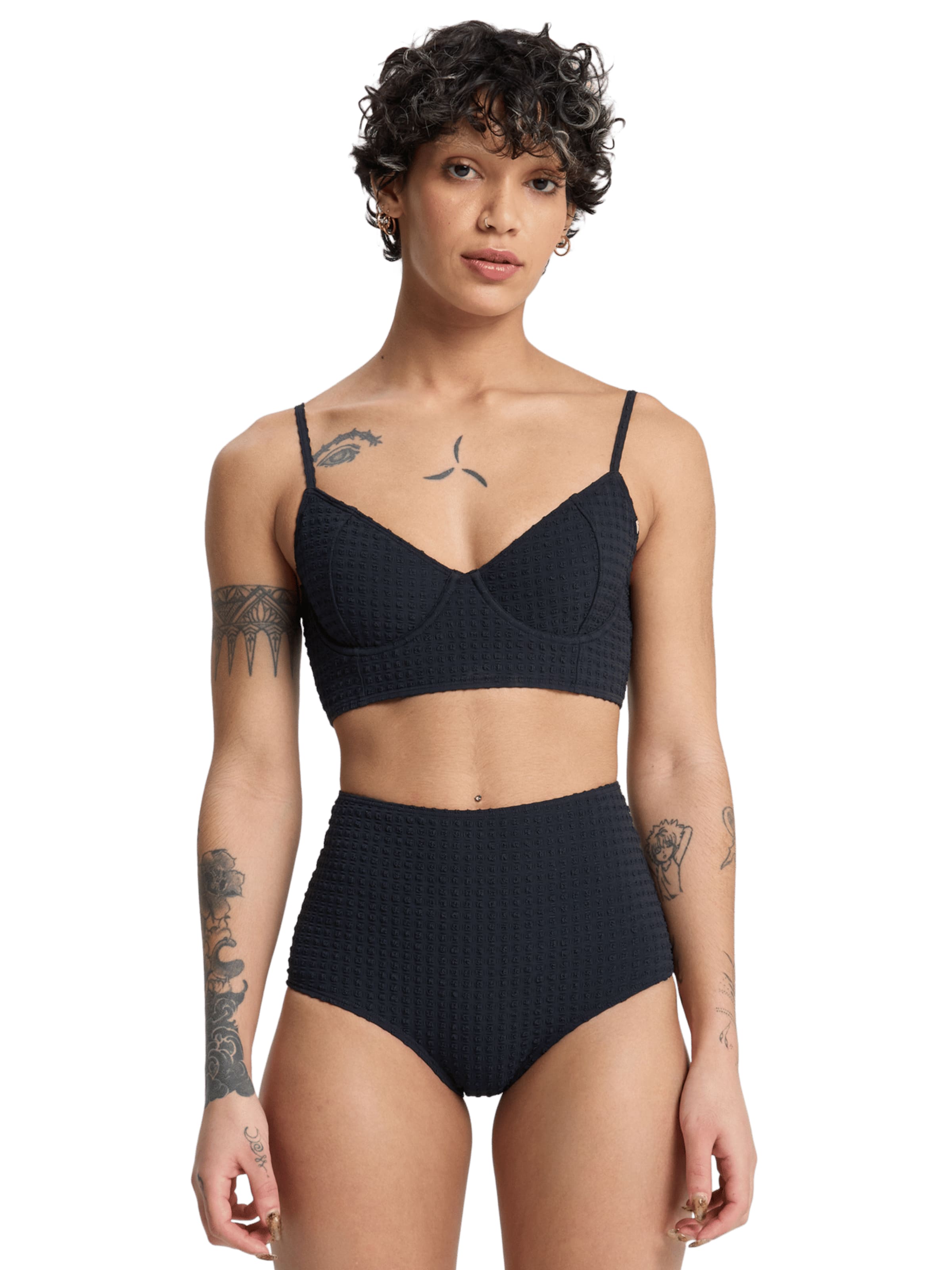 QUIKSILVER Bikini Bottoms 'Melly' in Black: front