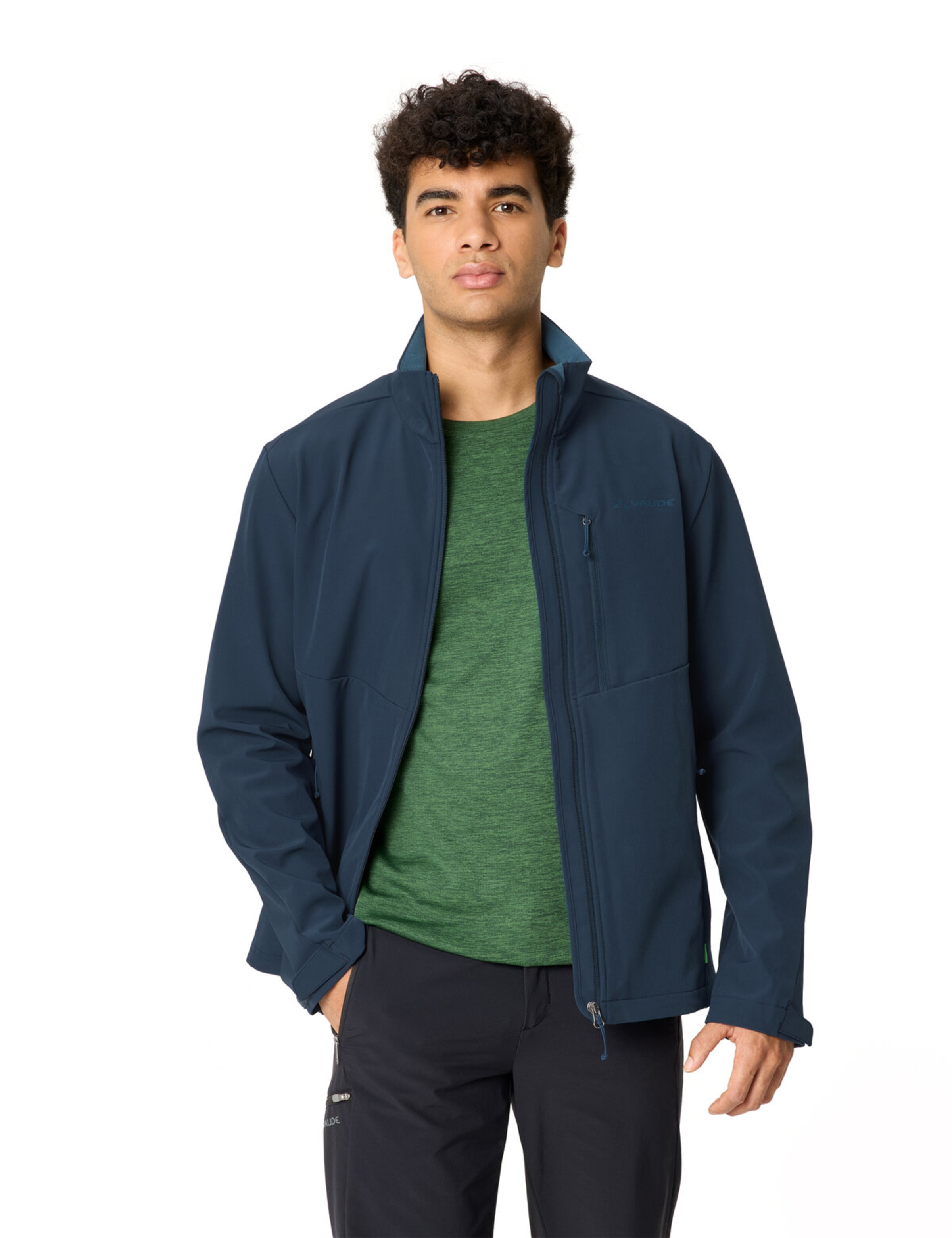 VAUDE Outdoorjas 'Cyclone V' in Blauw