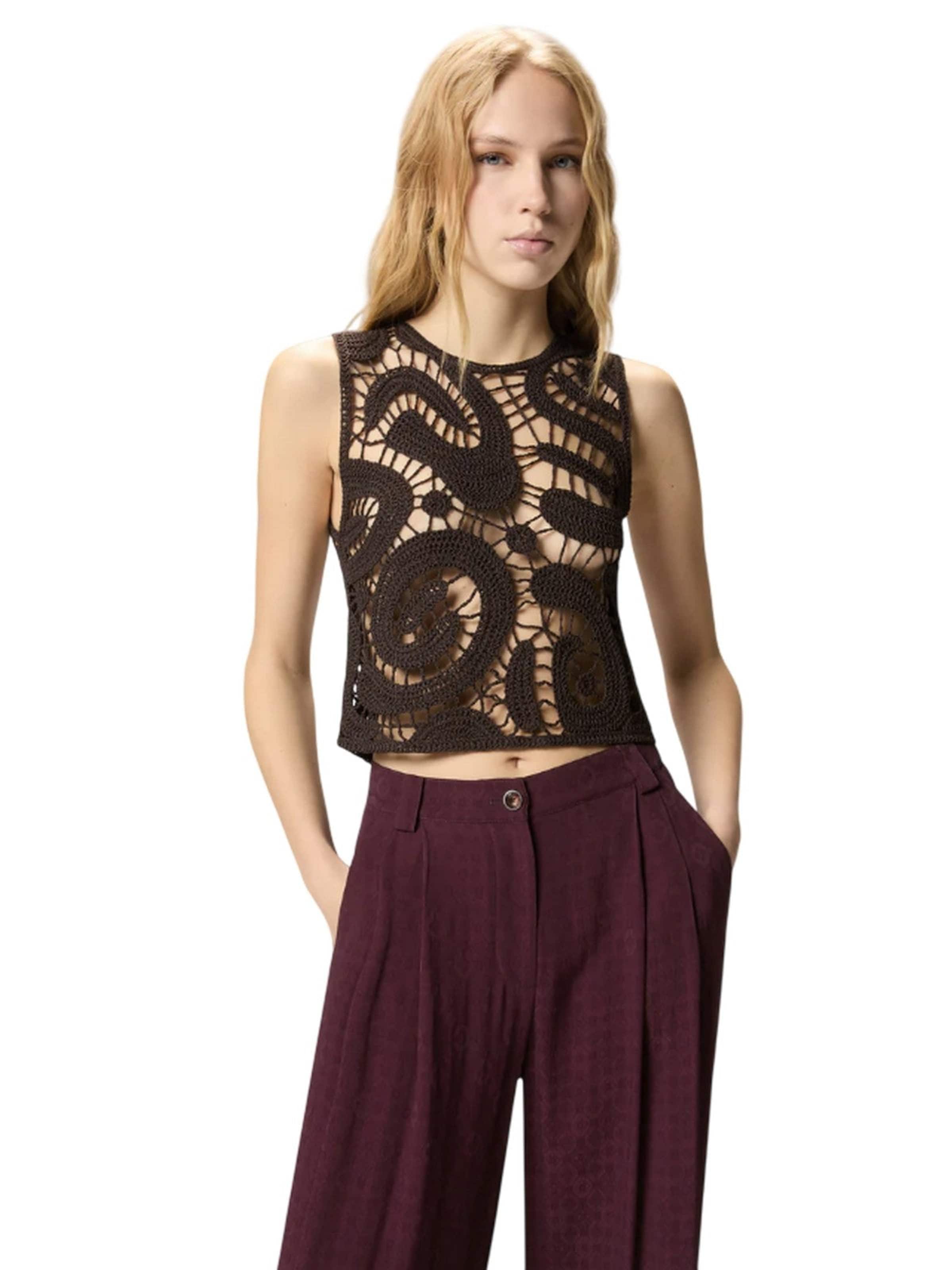 Top di PINKO in marrone